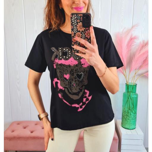 Camiseta Negra Calavera [1]