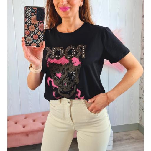 Camiseta Negra Calavera [3]