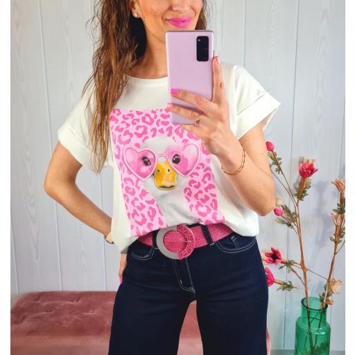 Camiseta Pato Blanca