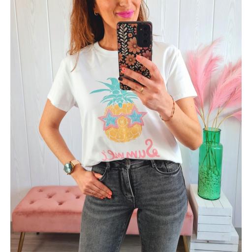 Camiseta Piña Gafas [0]