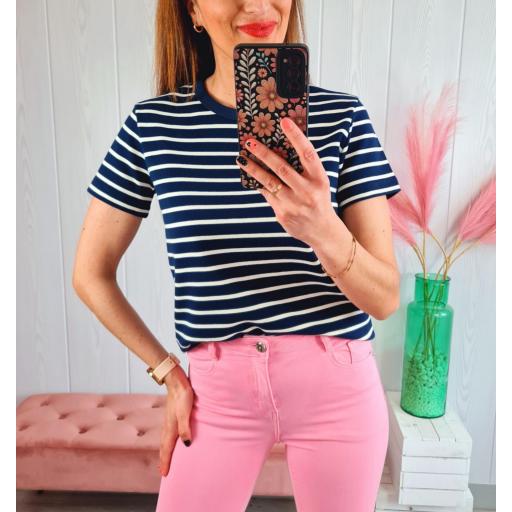 Camiseta Rayas Azules