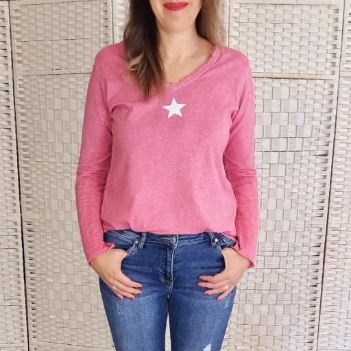 Camiseta Rosa Estrella [0]