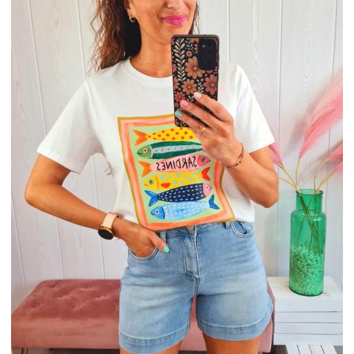 Camiseta Sardinas Colores [3]