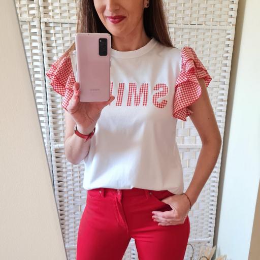 Camiseta Smile Roja [3]