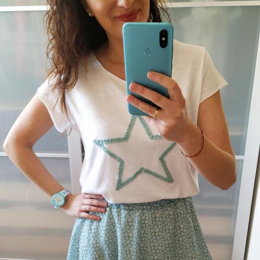 Camiseta Star Aguamarina [1]