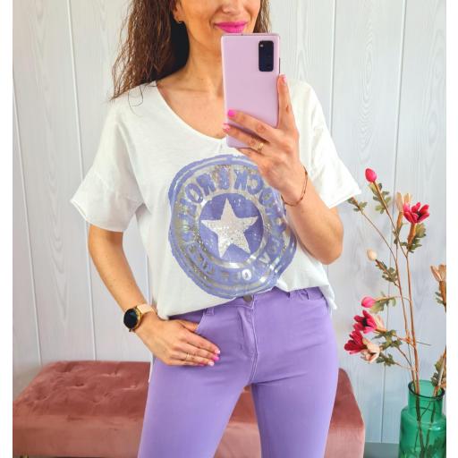 Camiseta Star Malva [3]