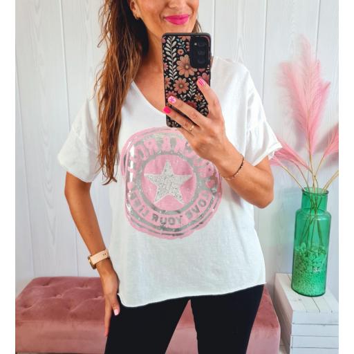 Camiseta Star Rosa [1]