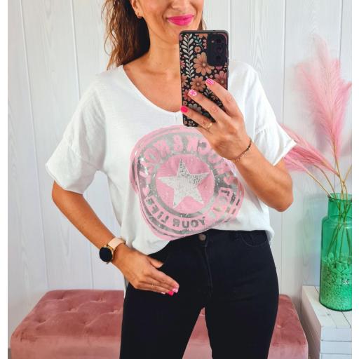 Camiseta Star Rosa [3]