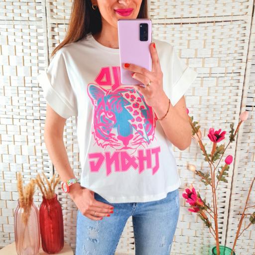 Camiseta Tigre Rosa [1]