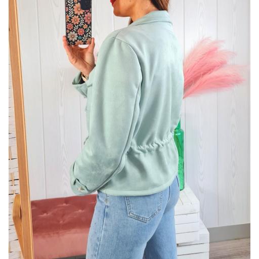 Chaqueta Verde Ante [2]