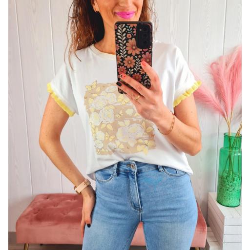 Camiseta Volante Amarillo [0]