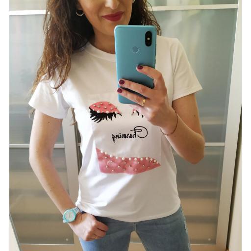 Camiseta Ojos Rosas [0]