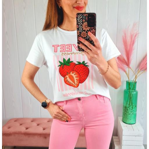 Camiseta Sweet Fresas [2]