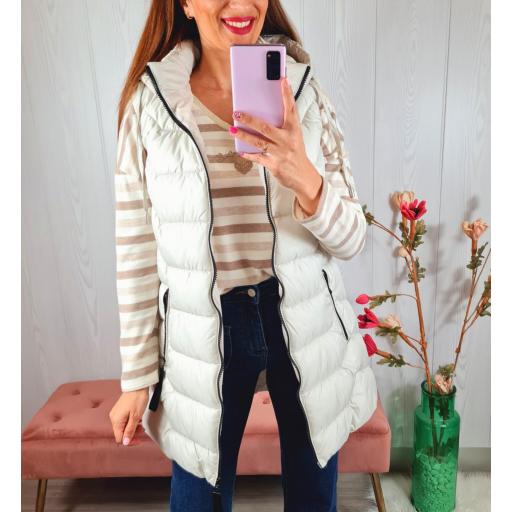 Chaleco Acolchado Beige [3]