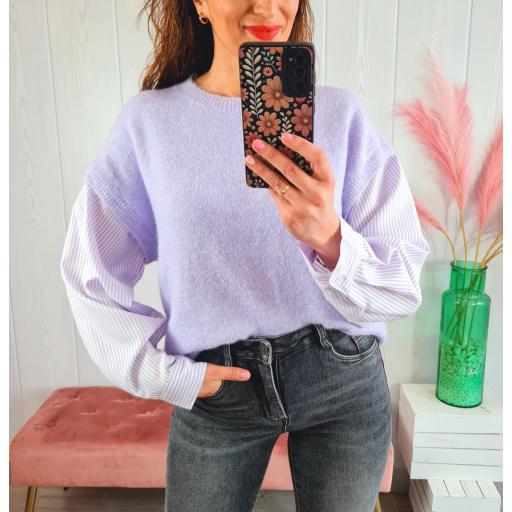 Chaleco Camisero Malva [1]