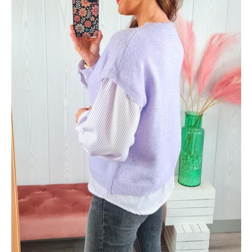 Chaleco Camisero Malva [2]