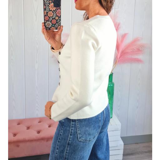 Chaqueta Cremallera Blanca [2]