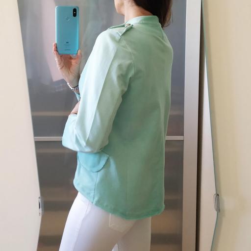 Chaqueta Militar Aguamarina [1]