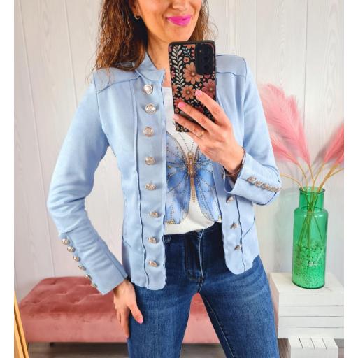 Chaqueta Militar Azul [2]