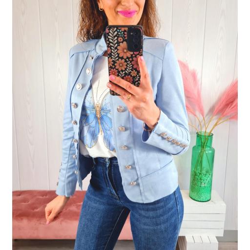 Chaqueta Militar Azul [1]