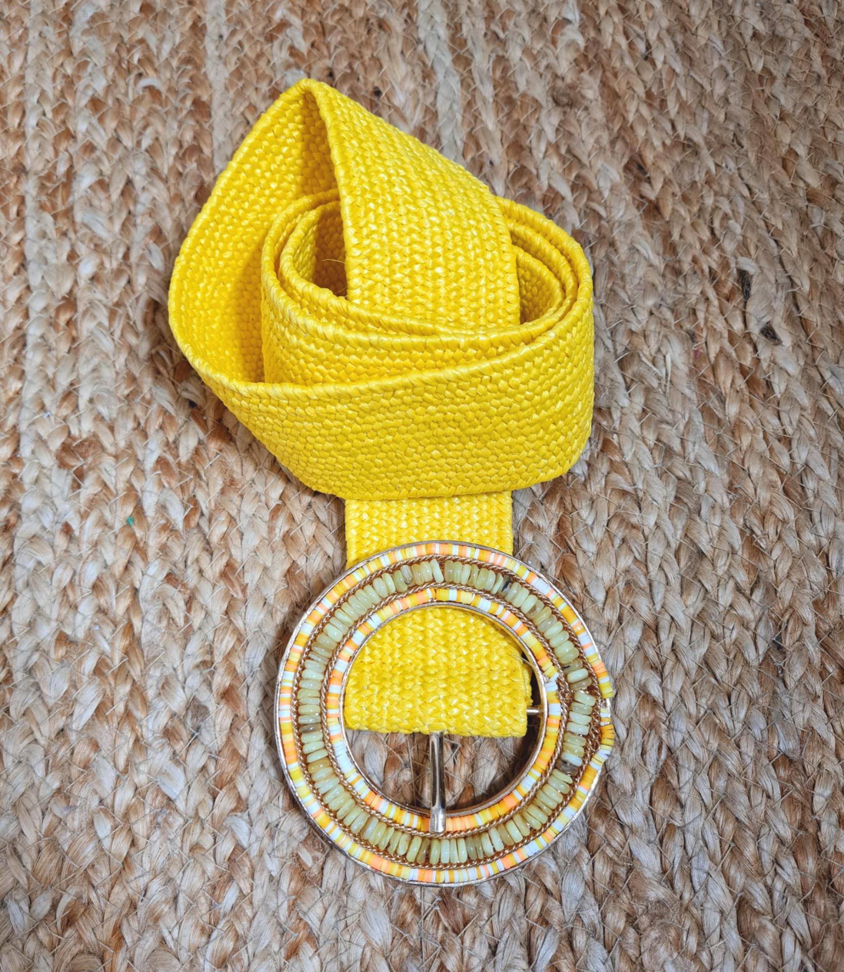 Cinturón Elástico Amarillo