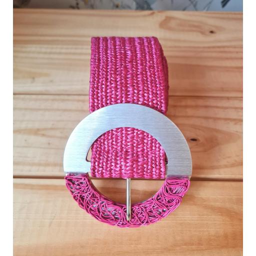 Cinturón Elástico Fucsia