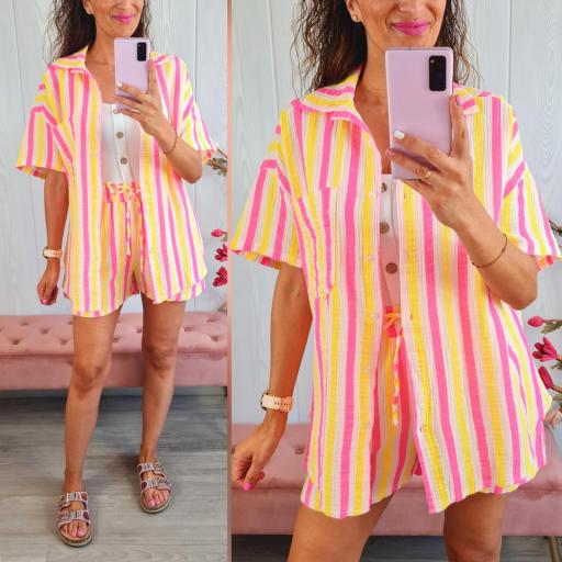 Conjunto Camisero Rayas