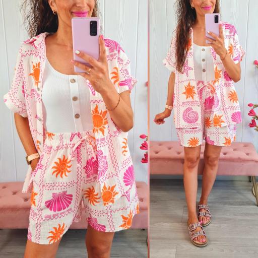 Conjunto Camisero Soles Blanco