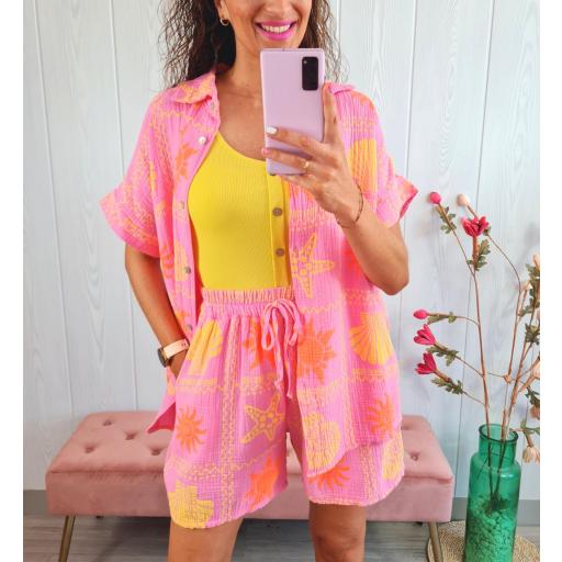 Conjunto Camisero Soles Rosa