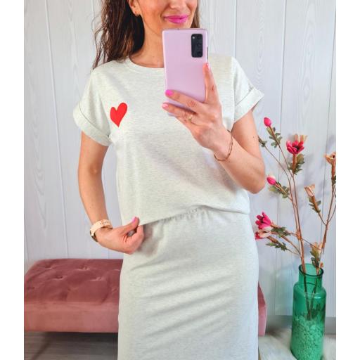 Conjunto Corazón Gris [2]