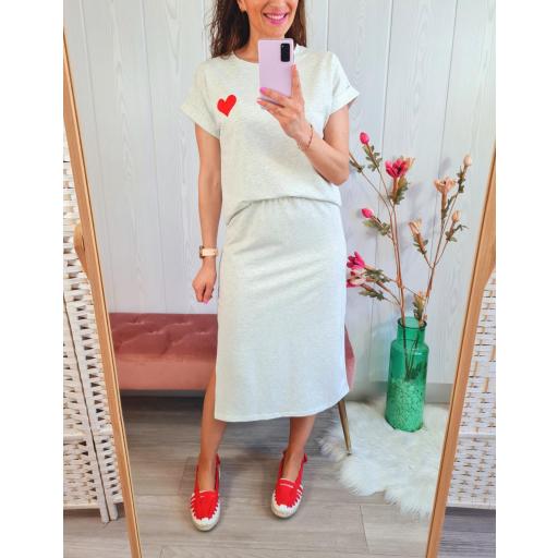 Conjunto Corazón Gris [3]