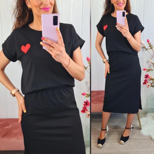 Conjunto Corazón Negro [0]
