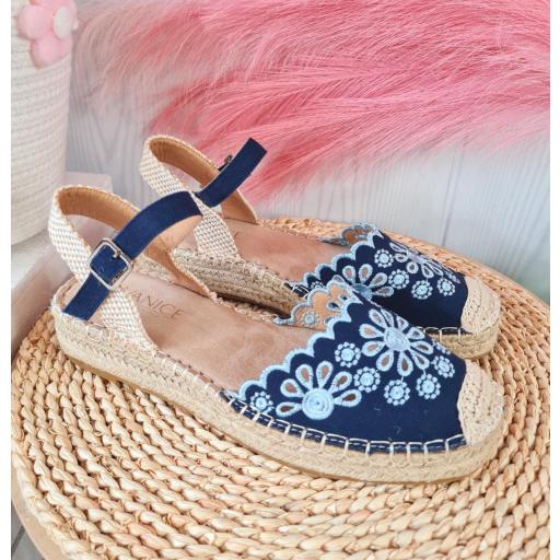 Espardeñas Azules Bordadas [2]