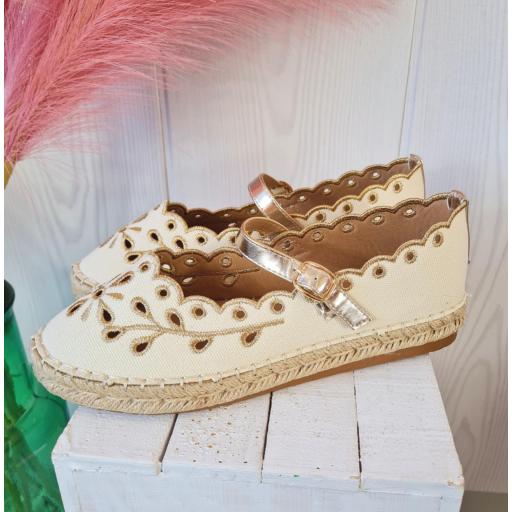 Espardeñas Bordadas Golden [2]