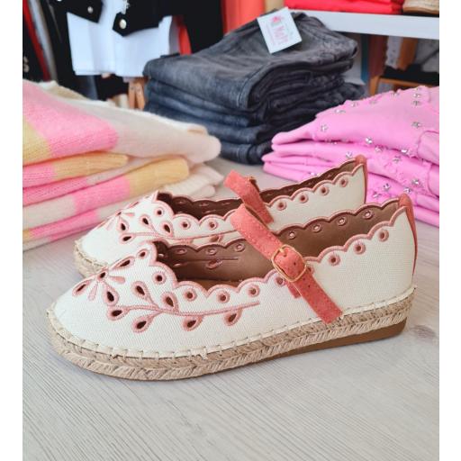 Espardeñas Bordadas Rosas [1]