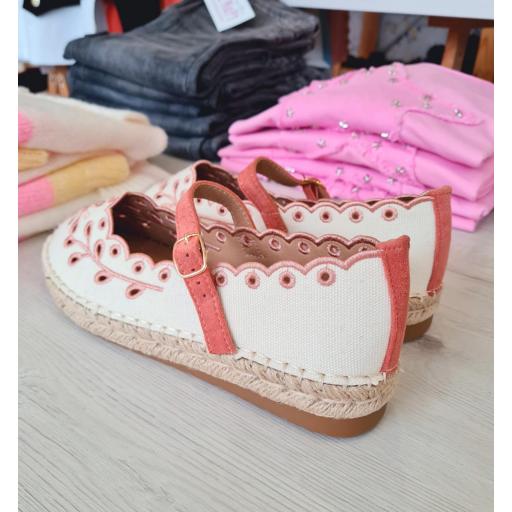 Espardeñas Bordadas Rosas [2]