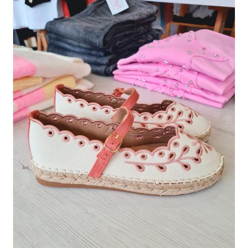 Espardeñas Bordadas Rosas [3]