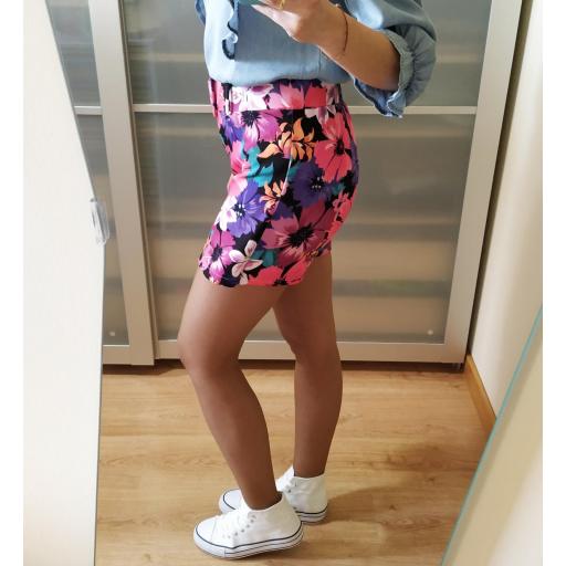 Falda-Pantalón Floral [3]