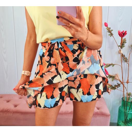 Falda-Pantalón Hojas Marrones [1]