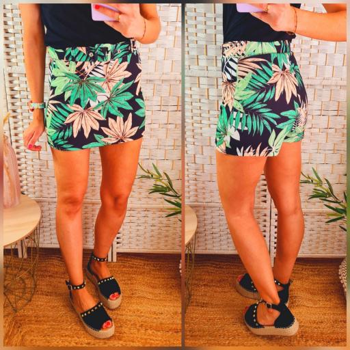 Falda-Pantalón Hojas Verde [0]