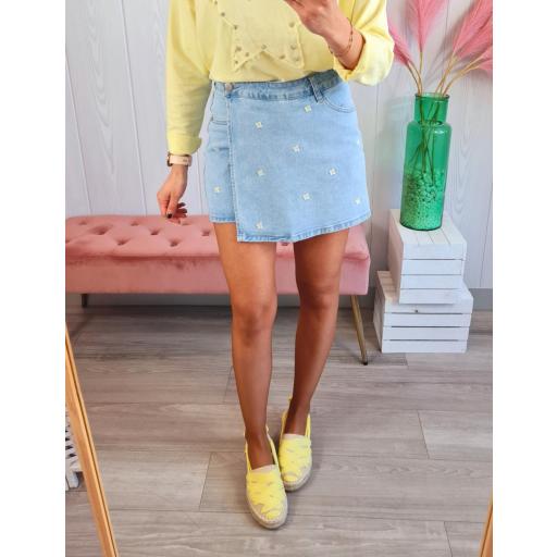 Falda-Pantalón Margaritas [2]