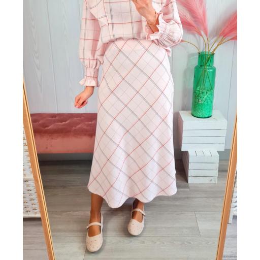 Falda Cuadros Rosas [0]