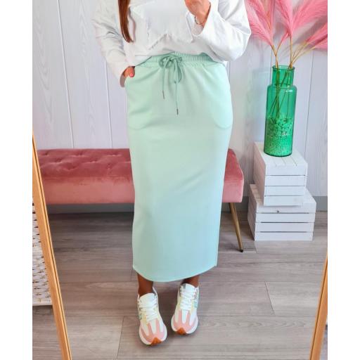 Falda Larga Aguamarina [2]