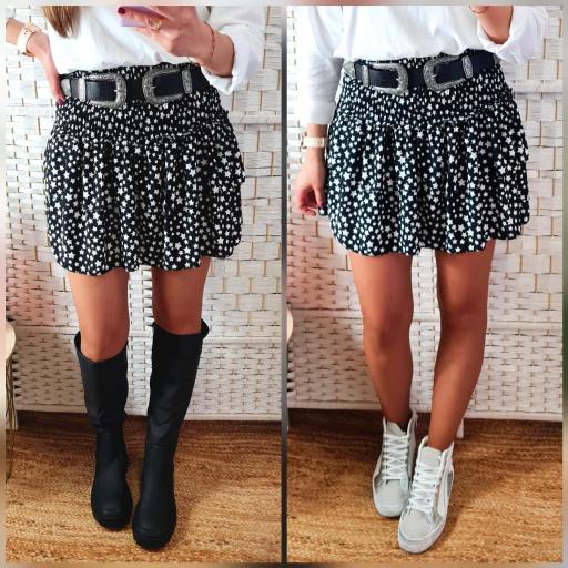 Falda Star Negra [1]