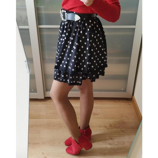Falda Negra Lunares [2]