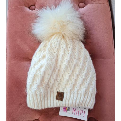 Gorro Pompón Blanco [0]