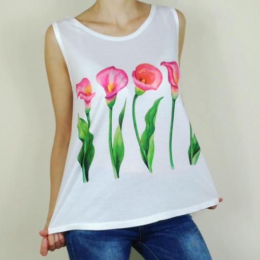 Camiseta Calas Rosas [2]