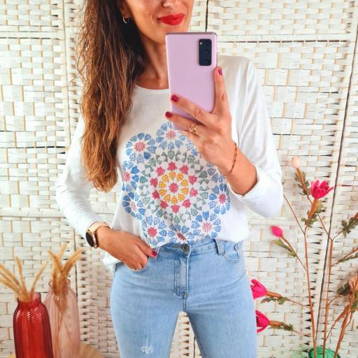 Camiseta Mandala Azul [3]