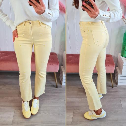 Jeans Amarillos Margaritas