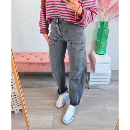 Jeans Barrel Grises [3]